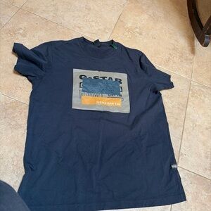 G Star originals blue tee shirt t shirt E.89 2XL xxl